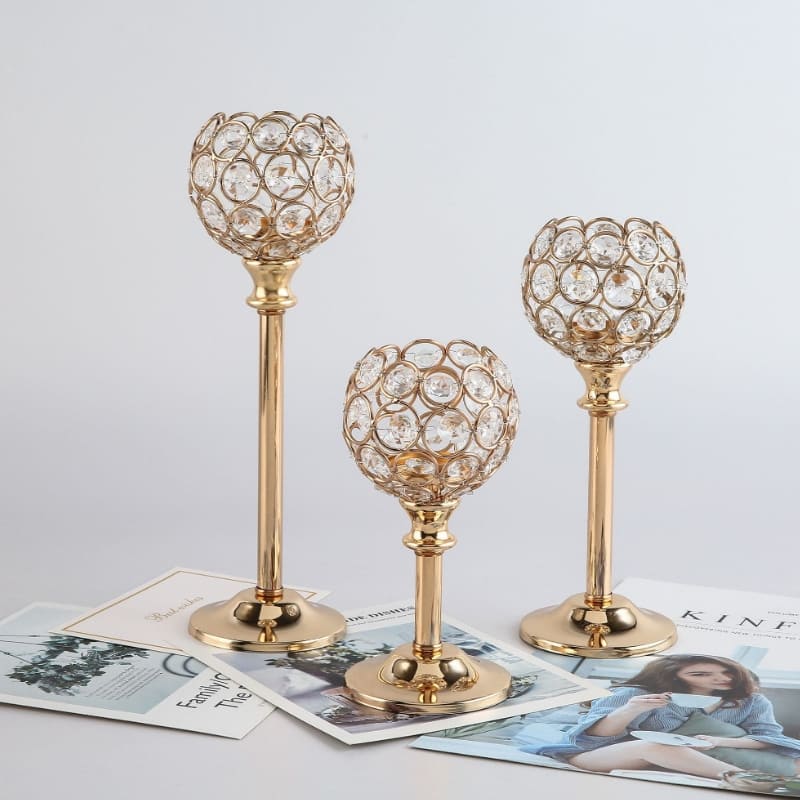 Castiçais Suporte de Velas de Luxo Decorativos Casa & Coza