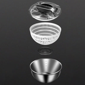 Centrifuga Secadora de Salada Bowl Inox Casa & Coza