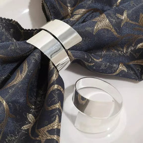 Conjunto Anéis de Guardanapos de Tecido Espiral 6 peças Casa & Coza