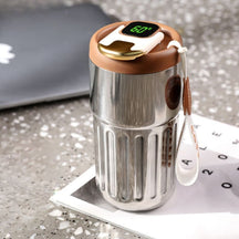 Copo Térmico 450ml Inteligente com Tampa Premium Casa & Coza