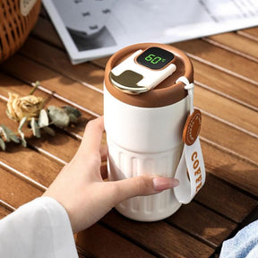 Copo Térmico 450ml Inteligente com Tampa Premium Casa & Coza