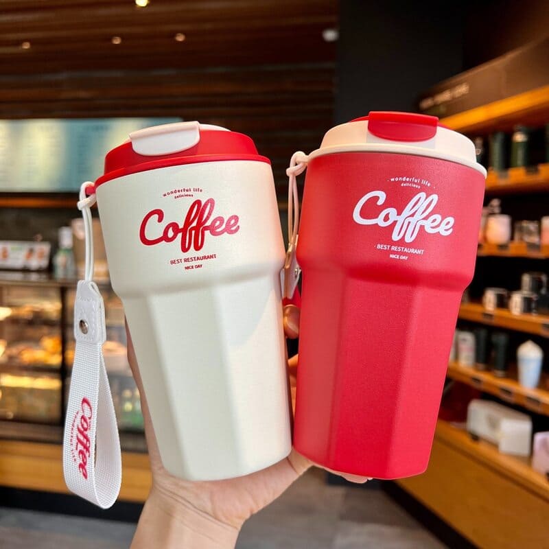 Copo Térmico com Tampa BPA Free Premium Casa & Coza