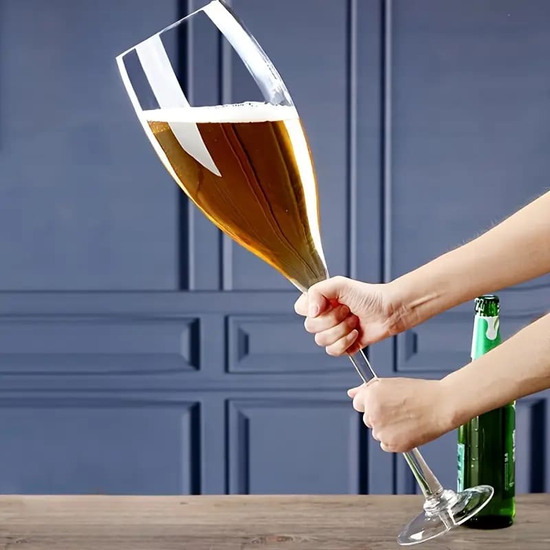 Copo de Cerveja Cristal Gigante Cálice Bar em Casa