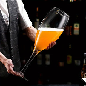 Copo de Cerveja Cristal Gigante Cálice Bar em Casa