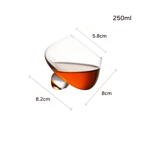 Copo de Whisky Cristal Barriga Rotativo Bar em Casa