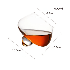 Copo de Whisky Cristal Barriga Rotativo Bar em Casa
