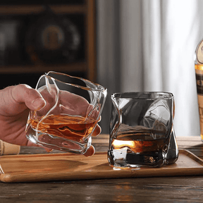 Copo de Whisky Cristal Drinks Irregular Bar em Casa Casa & Coza
