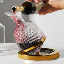Decanter de Vinho Recipiente de Vidro Cristal Decantador Casa & Coza
