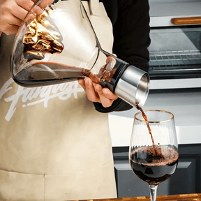 Decanter de Vinho Vidro Iceberg Aerador Home Bar Casa & Coza