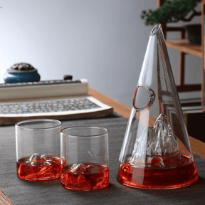 Decanter de Vinho Whisky Vidro Pirâmide Bar em Casa Casa & Coza