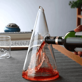 Decanter de Vinho Whisky Vidro Pirâmide Bar em Casa Casa & Coza