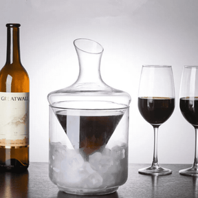 Decanter de Vinho e Whisky Balde de Gelo Vidro Bar Casa & Coza