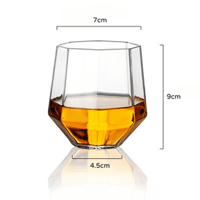 Decanter de Vinho e Whisky Vidro Diamante Home Bar Casa & Coza