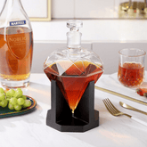 Decanter de Vinho e Whisky Vidro Diamante Home Bar Casa & Coza