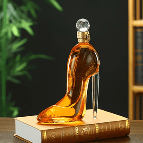 Decanter de Vinho e Whisky Vidro Sapato Bar em Casa