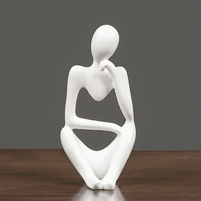 Decoração de Mesa Resina Escultura Estátua Pensador Casa & Coza
