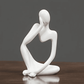Decoração de Mesa Resina Escultura Estátua Pensador Casa & Coza