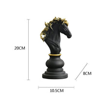 Decoração de Mesa Resina Estátua Peças de Xadrez Casa & Coza