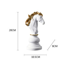 Decoração de Mesa Resina Estátua Peças de Xadrez Casa & Coza