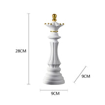Decoração de Mesa Resina Estátua Peças de Xadrez Casa & Coza