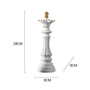 Decoração de Mesa Resina Estátua Peças de Xadrez Casa & Coza
