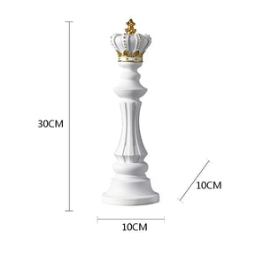 Decoração de Mesa Resina Estátua Peças de Xadrez Casa & Coza