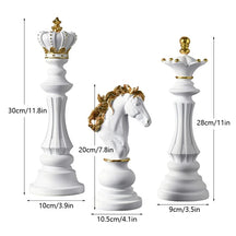 Decoração de Mesa Resina Estátua Peças de Xadrez Casa & Coza