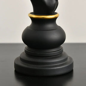 Decoração de Mesa Resina Estátua Peças de Xadrez Casa & Coza