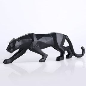 Decoração de Mesa de Resina Estátua Leopardo Casa & Coza
