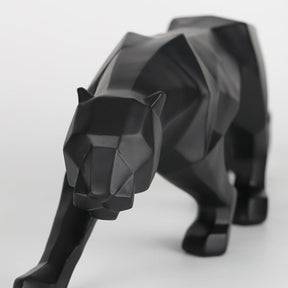 Decoração de Mesa de Resina Estátua Leopardo Casa & Coza