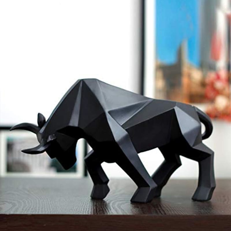 Decoração de Mesa de Resina Estátua Touro Casa & Coza