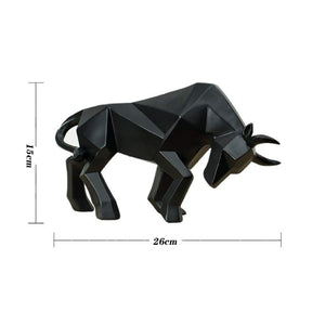 Decoração de Mesa de Resina Estátua Touro Casa & Coza