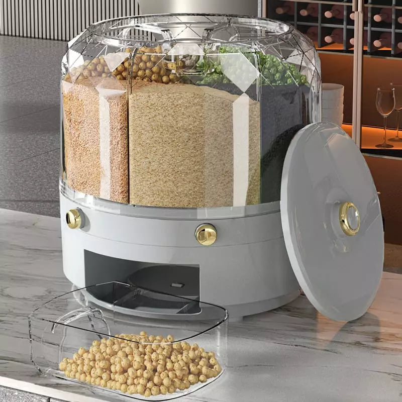Dispensador Porta Alimentos e Cereais Giratório Casa & Coza