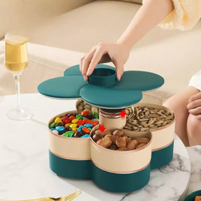 Dispenser Organizador de Alimentos Doces Frutas Giratório Casa & Coza