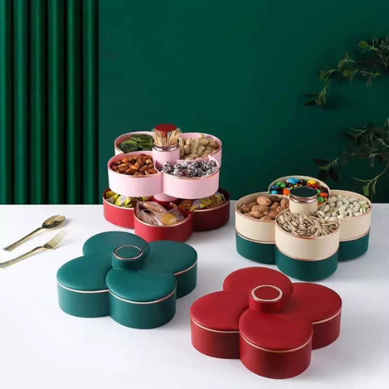 Dispenser Organizador de Alimentos Doces Frutas Giratório Casa & Coza
