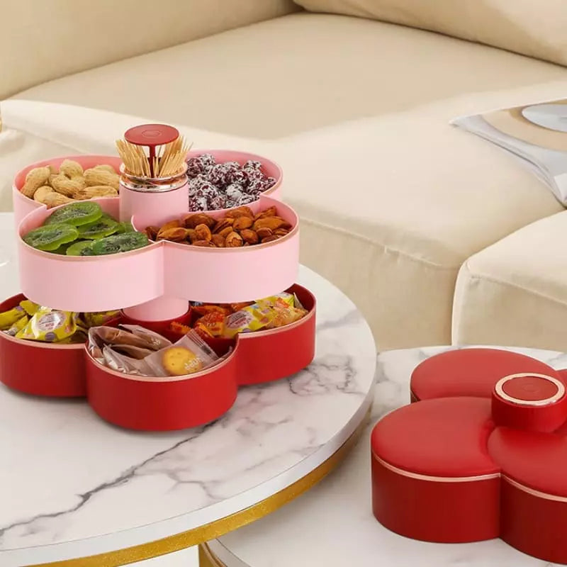 Dispenser Organizador de Alimentos Doces Frutas Giratório Casa & Coza