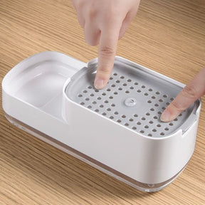 Dispenser de Detergente e Porta Esponja de Pia Casa & Coza