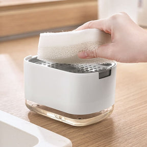 Dispenser de Detergente e Porta Esponja de Pia Casa & Coza