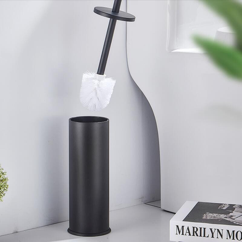 Escova Sanitária para Banheiro com Suporte Alumínio Premium Casa & Coza