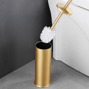 Escova Sanitária para Banheiro com Suporte Alumínio Premium Casa & Coza
