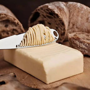 Espátula de Inox para Manteiga Faca Serrilhada Casa & Coza