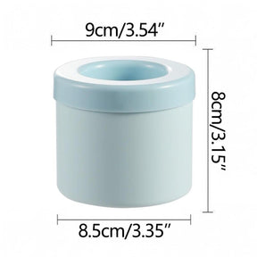 Forma de Gelo de Silicone Redonda com Tampa Casa & Coza