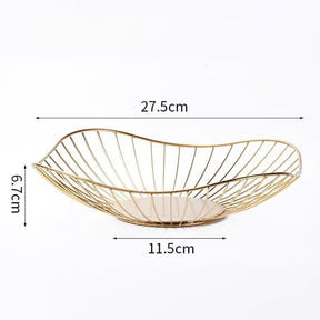 Fruteira de Mesa Cesta de Fruta e Decoração de Mesa Casa & Coza