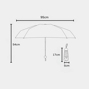 Guarda-chuva Mini Pocket Resistente Proteção UV Casa & Coza