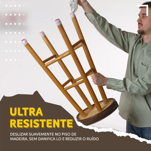 Kit com 16 Peças de Protetor de Pés de Móveis em Silicone - Casa & Coza