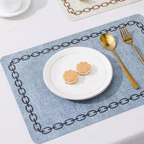 Jogo Americano Kit Descanso de Prato Quadrado Decorativo Casa & Coza