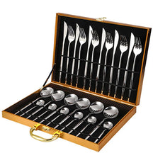 Jogo de Talheres Inox 24 Peças Premium