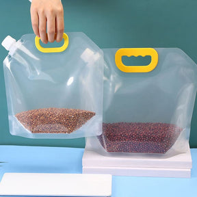 Kit 10 Sacos de Armazenamento Dispenser de Alimentos Casa & Coza