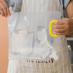 Kit 10 Sacos de Armazenamento Dispenser de Alimentos Casa & Coza