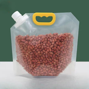 Kit 10 Sacos de Armazenamento Dispenser de Alimentos Casa & Coza